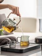 煮茶壶玻璃红茶泡茶壶耐高温电陶炉煮茶茶具套装家用煮茶器煮茶炉