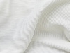 垂感顺滑 纯白色凹凸肌理横条纹纯棉时装面料连衣裙风衣布料DIY