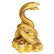 福善缘 铜蛇摆件全铜十二生肖蛇摆件工艺品创意家居装饰