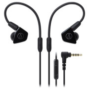 Audio Technica/铁三角 ATH-LS50iS带麦入耳式运动耳挂耳机