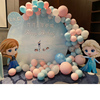 冰雪奇缘爱莎生日主题派对装饰背景板艾莎公主气球女孩场景布置