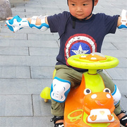 6件套加厚儿童护膝护腕护肘套装滑板平衡自行车轮滑溜冰鞋护具
