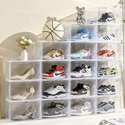 鞋子收纳神器简易鞋架鞋盒玩具，收纳盒收藏展示柜，乐高手办透明摆柜