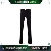 香港直邮versace黑色紧身牛仔裤10005681a009081d040