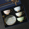 欧式骨瓷咖啡杯套装高档精致陶瓷高级感小众英式下午茶具杯碟礼盒