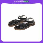 韩国直邮Salt Water凉鞋男女款800系列黑色平底一字带可调舒适