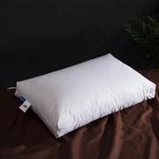 五星级酒店纯棉白鹅绒(白鹅绒)羽绒枕芯，单人立体枕头纯白款软枕头一件