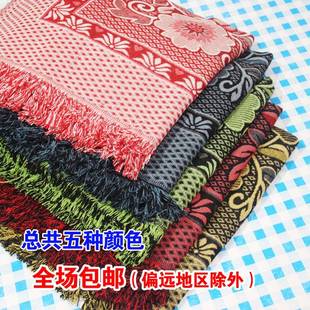 上海老式床单粗布老式线毯棉双人床单厚三米炕上单针织特大土炕