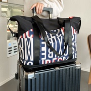 旅行包女大容量收纳袋折叠旅行收纳包短途行李包手提待产包袋子