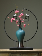 新中式陶瓷器花瓶摆件客厅电视柜，玄关轻奢装饰品，现代简约创意摆设
