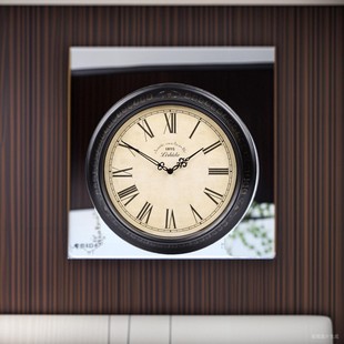 钟表挂墙客厅装饰挂钟2024家居复古静音时钟美式个性创意挂表