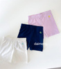 100-150码夏款女童新面料(新面料)白色藏蓝色紫色三色打底短裤