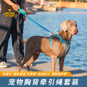 宠物狗狗背心式胸背带牵引绳可调节大中小型犬胸背带猫绳宠物用品