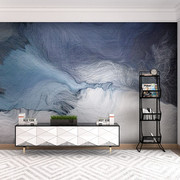 现代壁纸电视背景墙布北欧大气，抽象线条客厅墙纸复式楼别墅8壁画