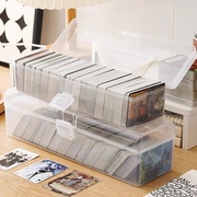大容量便携式整理箱透明卡牌收纳盒适合游戏王奥特曼等规格的卡片