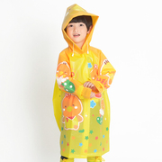 带书包位防暴雨儿童雨衣韩国环保卡通EVA男童女儿童学生雨衣