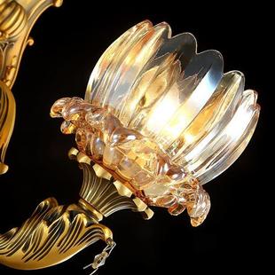 新澳米铸造铜灯壁灯客厅卧室餐厅，双头壁灯欧式铜壁灯翻砂铜灯促