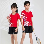 儿童乒乓球羽毛球排透气运动比赛服单上衣