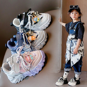 儿童运动鞋2024年春秋女童鞋，男童宝宝鞋中小童休闲网面跑步鞋