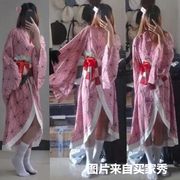 日系动漫cosplay萝莉女装可爱风鬼灭之刃灶门祢，豆子cos服亲子装