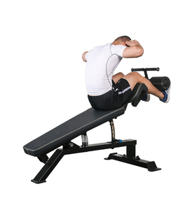 商用可调节下斜式腹肌板 健身房仰卧起坐练习椅 哑铃卧推训练凳