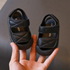 男宝宝包头软底凉鞋6-12个月女婴幼儿夏天学步鞋子真皮沙滩鞋夏季
