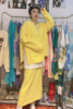 时尚百搭黄色套装裙女秋冬圆领开叉设计高级感毛衣显瘦半身裙