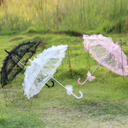 新娘伞大红伞花边蕾丝伞，婚纱拍摄影道具装饰表演舞蹈，伞欧式婚庆伞