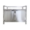极速加厚致力迷你多功能铝合金小柜子碗柜灶台柜不锈钢橱柜厨房储