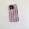 BananaCase小众ins淡紫色适用iPhone14pro手机壳13promax苹果15条纹褶皱11/12pro细闪光面软壳保护套xs