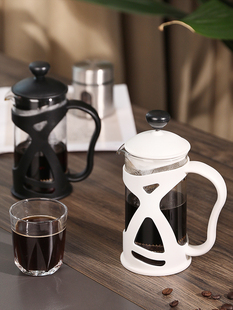玻璃法压壶法式手冲咖啡器具家用打奶泡花茶过滤茶壶泡茶加厚小号