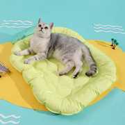宠物冰垫大猫咪夏天用降温睡垫夏季冰袋冰窝凉席防咬睡觉圆形猫窝
