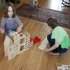 大号300片层层叠亲子叠叠高抽抽乐原色堆塔积木条益智力儿童玩具
