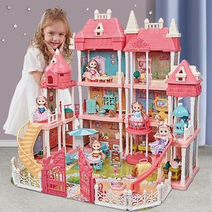儿童玩具过家家小女孩子5公主别墅城堡女童娃娃屋3新年生日礼物6