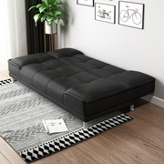 小户型多功能可折叠皮艺沙发床，简约现代两用客厅，办公室沙发18米
