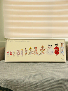 宝宝周岁成长相框组合定制儿童周岁礼物创意相框洗照片做相框挂墙