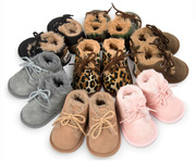 婴儿学步鞋秋冬季男女宝宝新生儿，保暖加绒棉鞋，防滑软底鞋子0-1岁