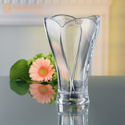 德国进口nachtmann高档水晶花瓶欧式客厅透明玻璃水养插花瓶摆件