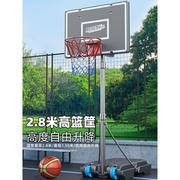 篮球架投篮训练可升降家用室外儿童篮球框，投篮架户外可移动投篮框