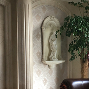 极速欧式壁挂墙面装饰假窗浮雕少女玄关走廊家居背景墙装饰挂件工