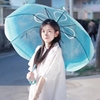 飞恋伞厂日系海月水母雨伞渐变透明伞雨天雨具女生简约小清新雨伞