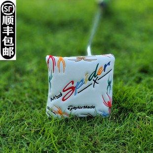 spider红蜘蛛方形推杆，套高尔夫球杆套杆，头套保护套球头帽套golf