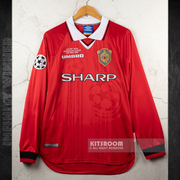 2000年复古主场红魔球衣7号贝克汉姆欧冠经典版男足C罗球衣队服