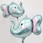 立体卡通动物铝膜气球，狮子猴子大象造型铝箔气球，生日布置装饰礼物