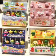 日本进口m'sa儿童卡通动物面包超人水果叉子 便当签装饰叉水果签