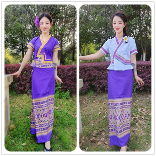 滇七彩泰国女装傣裹裙筒裙，套装傣族服饰西双版纳泼水节漂亮傣装