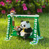 大熊猫花花果赖萌兰玩具男孩女孩，动物仿真手办，模型六一儿童节礼物