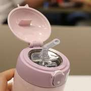 304儿童吸管保温杯学生不锈钢水杯，男女宝宝幼儿园，便携防漏喝水壶