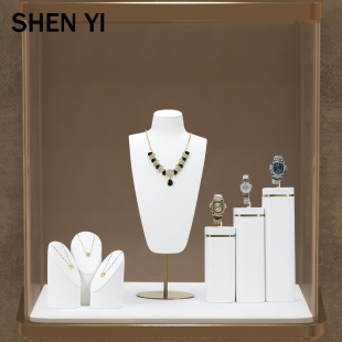 SHENYI高档珠宝首饰展示架橱窗道具手表项链人像架品牌展示架