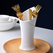 轻奢欧式陶瓷筷子筒筷子娄，家用筷子收纳盒，北欧厨房沥水筷桶置物架